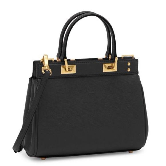 VALENTINO GARAVANI Rockstud Alcove Mini Leather Double Handle Bag - Picture 3 of 9